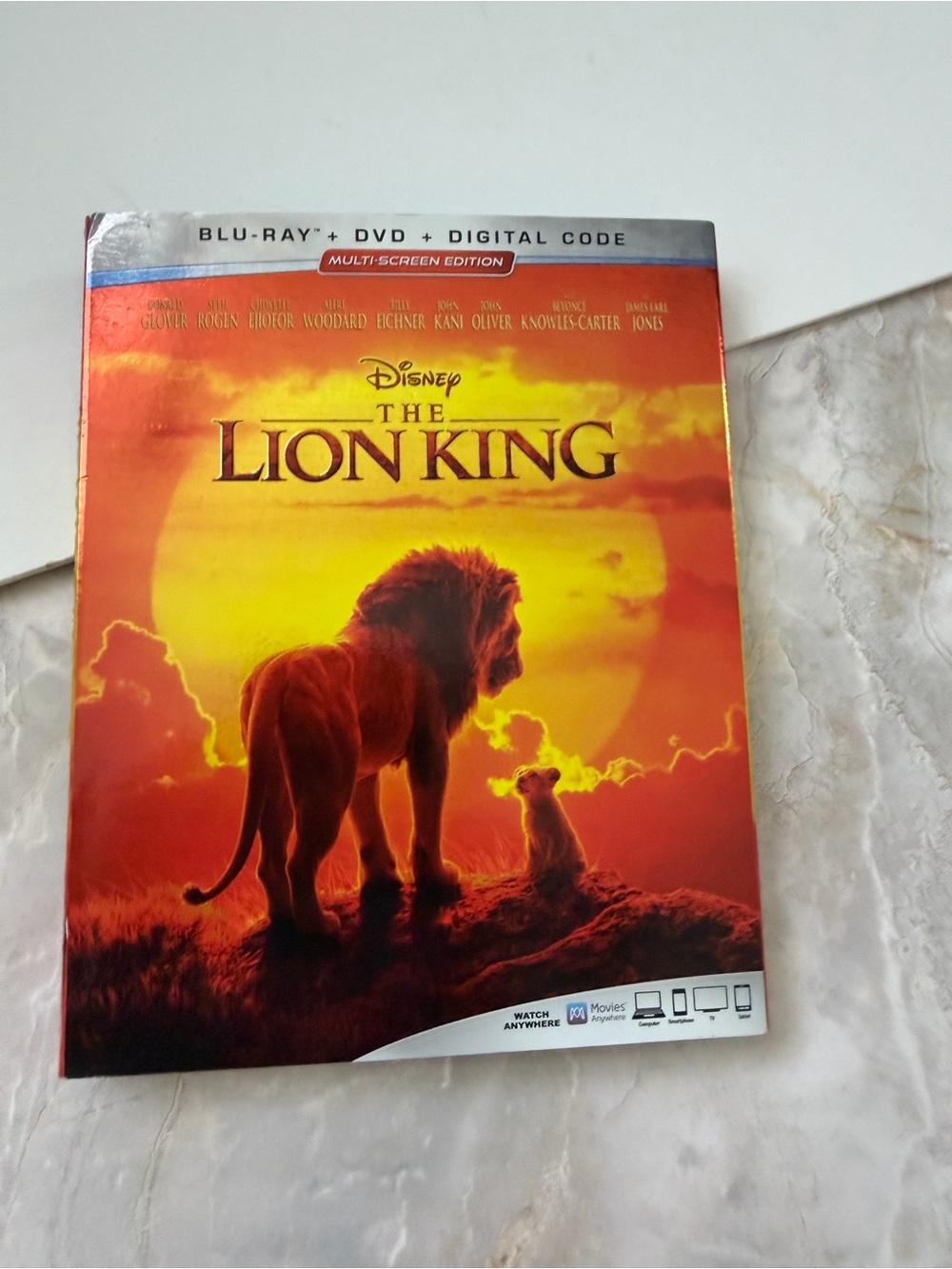 Disney The Lion King Wall Art in Orange and Yellow Sunburst